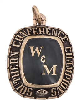 1970 Lou Holtz William & Mary Southern Conference Championship Pendant (Holtz LOA)